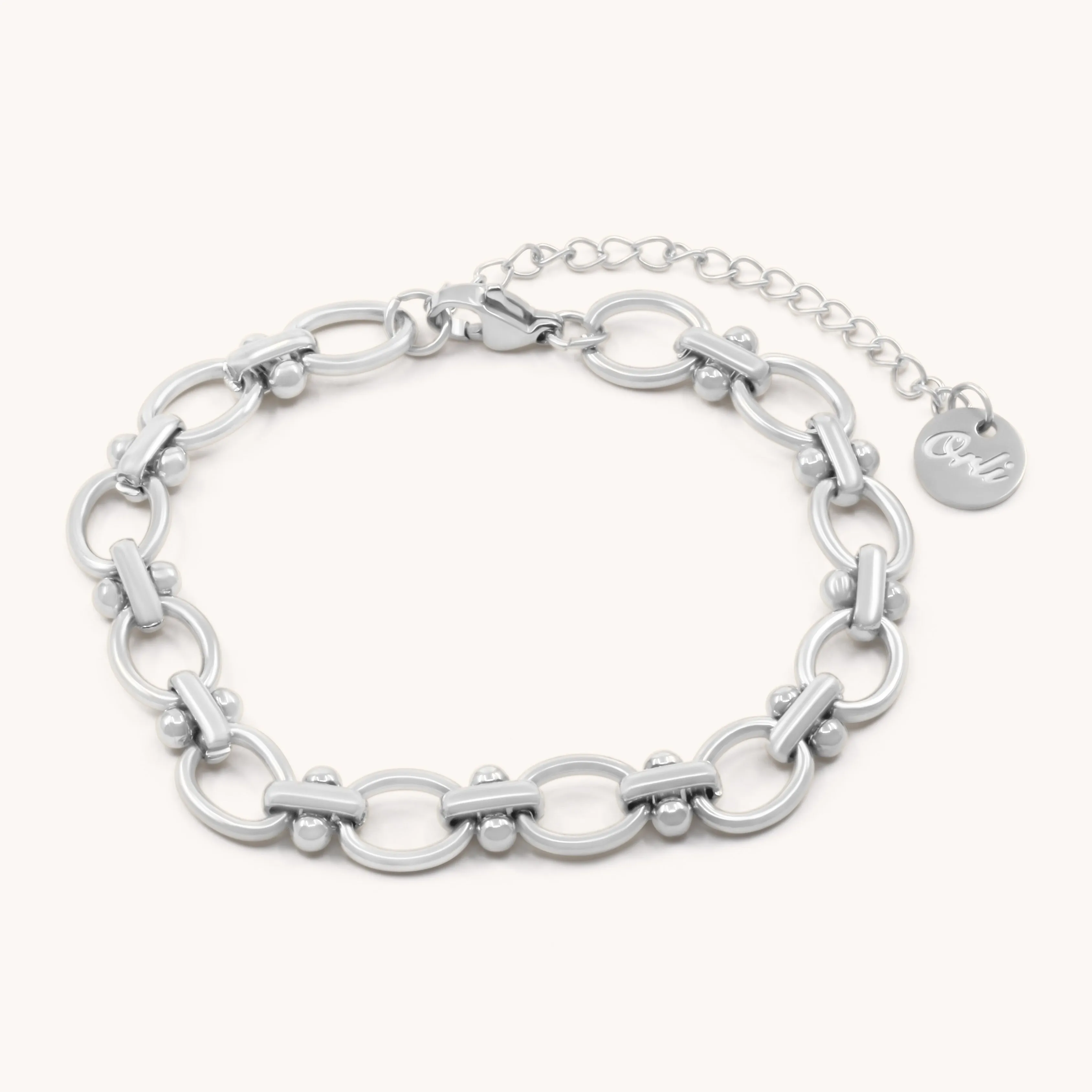 Vintage Link Bracelet, Silver