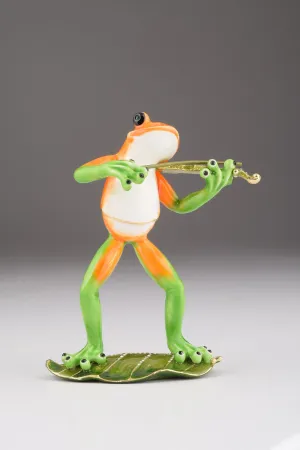 Violin Playing Frog