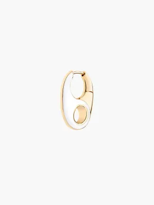 Vogue Earring White - Gold