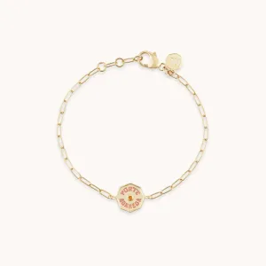 Wee PB Bracelet Orange Sapphire