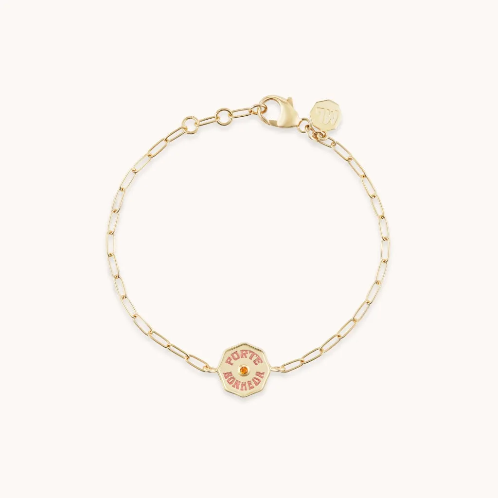 Wee PB Bracelet Orange Sapphire