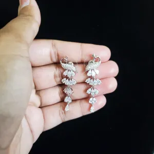 WESTERN LONG EARRING Silver
