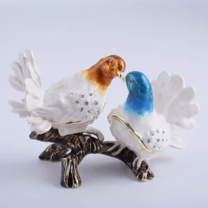 White Birds on a Branch
