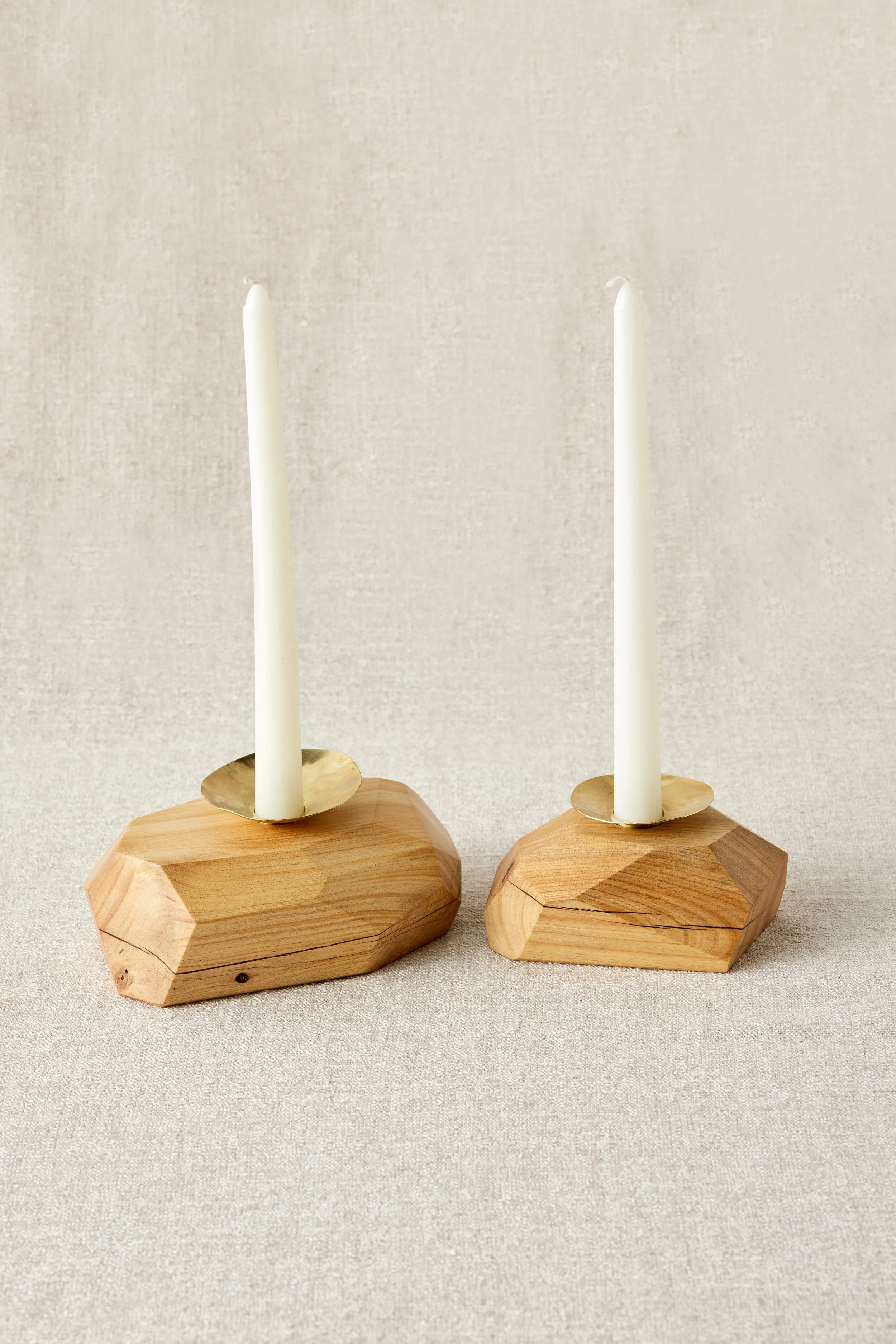Wood Incense and Candle Holder by Dor Kie