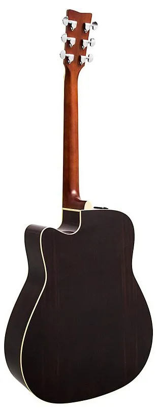 Yamaha FGX830C BL Dreadnought Cutaway 6-String RH Acoustic Electric Guitar-Black